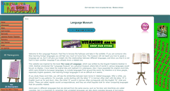 Desktop Screenshot of languagesmuseum.com
