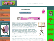 Tablet Screenshot of languagesmuseum.com